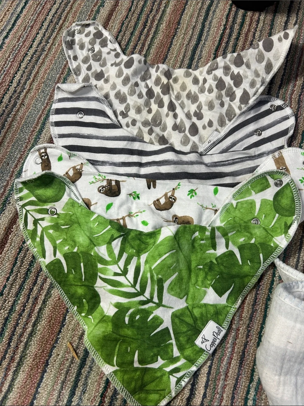 Baby Bib Set - Multi-Pattern Drool Bibs for Kids Lot of 11